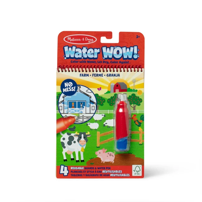 Melissa & Doug Water WOW! Color Reveal Pad — Farm